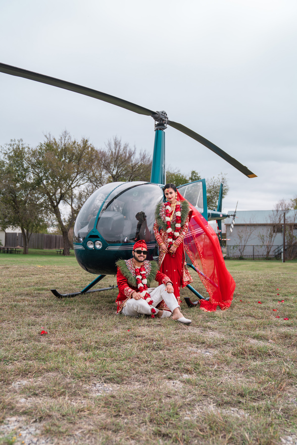 Helicopter Wedding Landscape